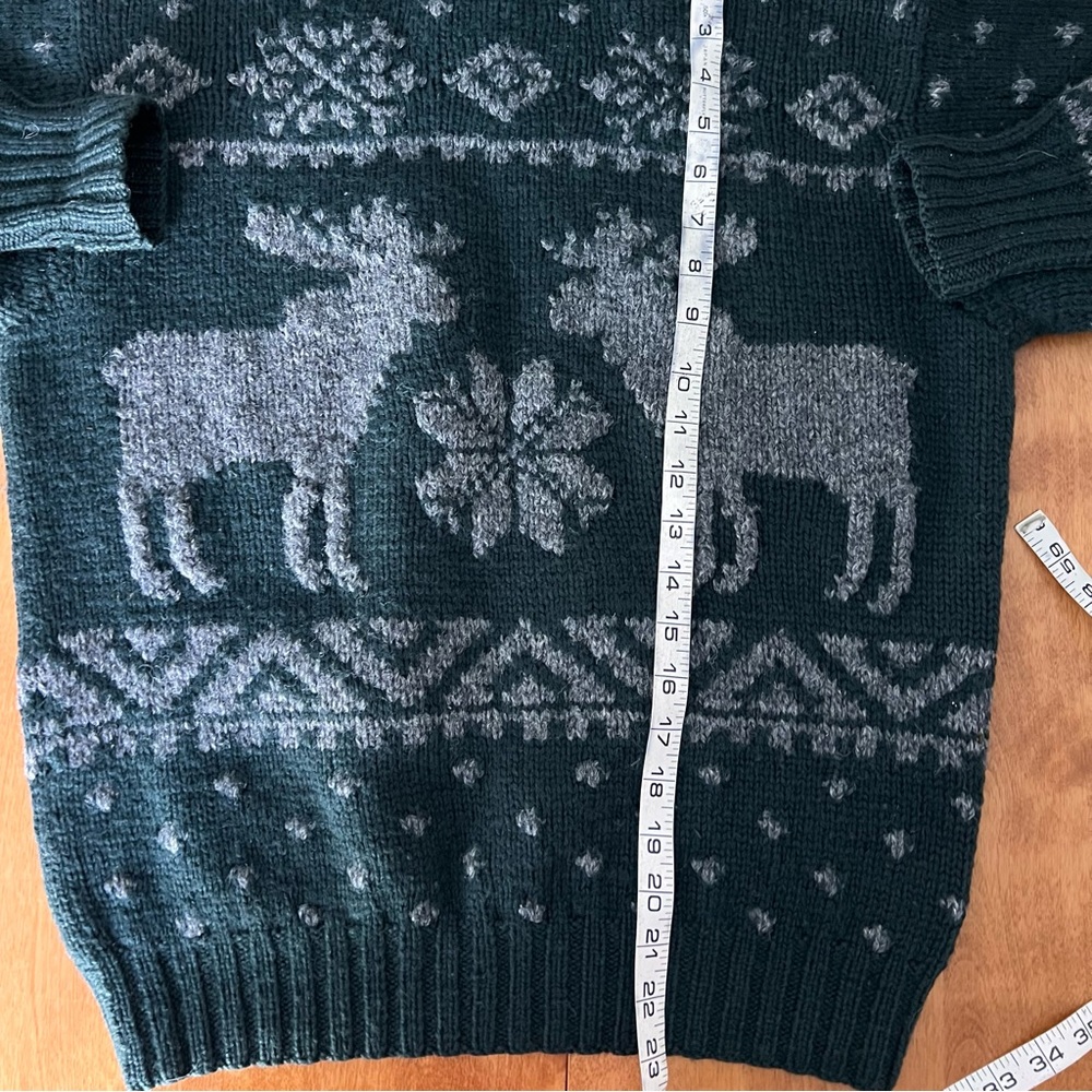 Ralph Lauren Vintage Wool Moose Nordic Turtleneck Sweater - Picture 7 of 7